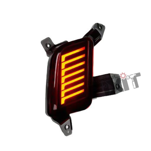 AutoStylenn Hyundai Creta 2024 Bumper Reflector Matrix For HYUNDAI CRETA Compatible with HYUNDAI Creta Vehicle_3