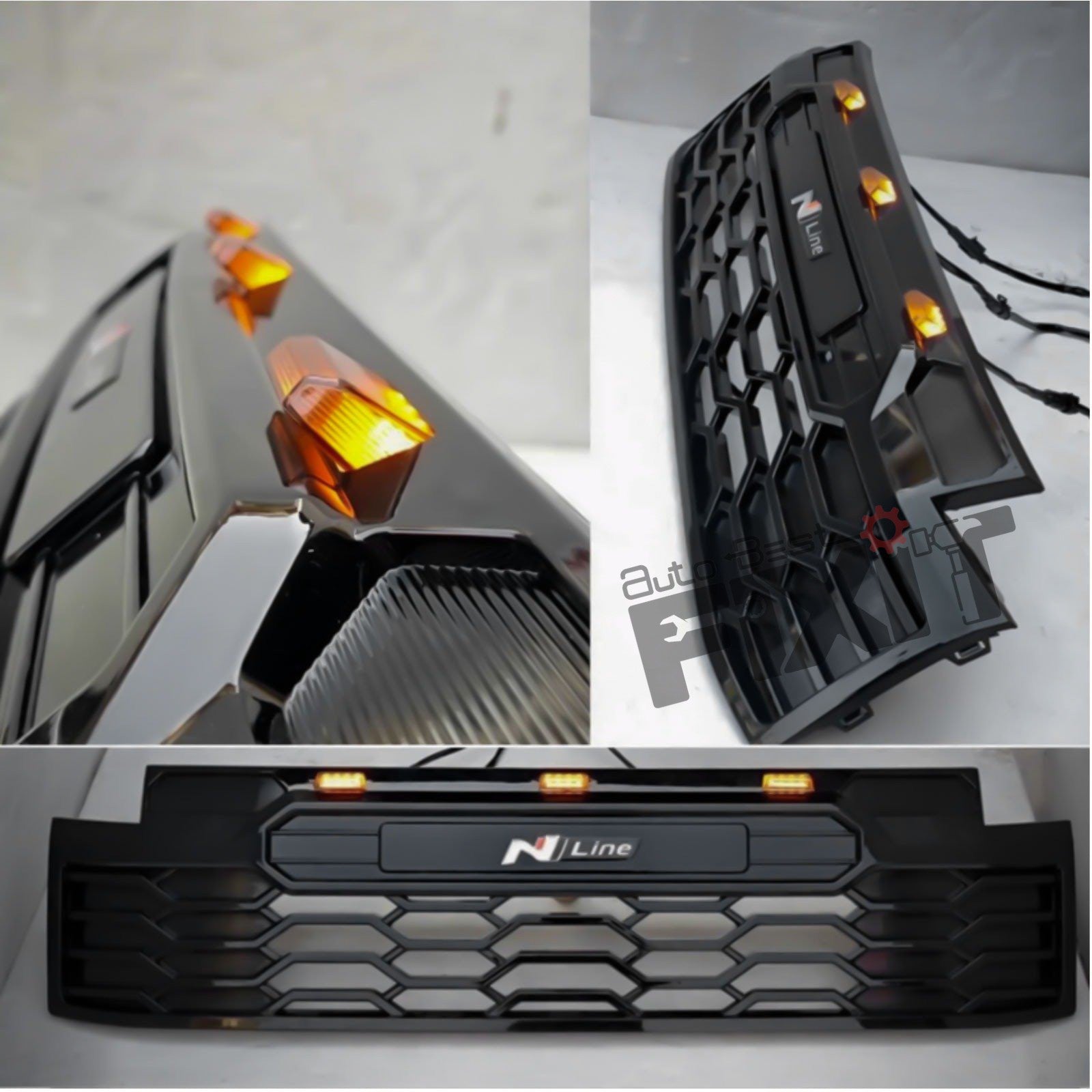AutoStylenn Hyundai Creta N Line Front Grill For HYUNDAI CRETA Compatible with HYUNDAI Creta Vehicle_1