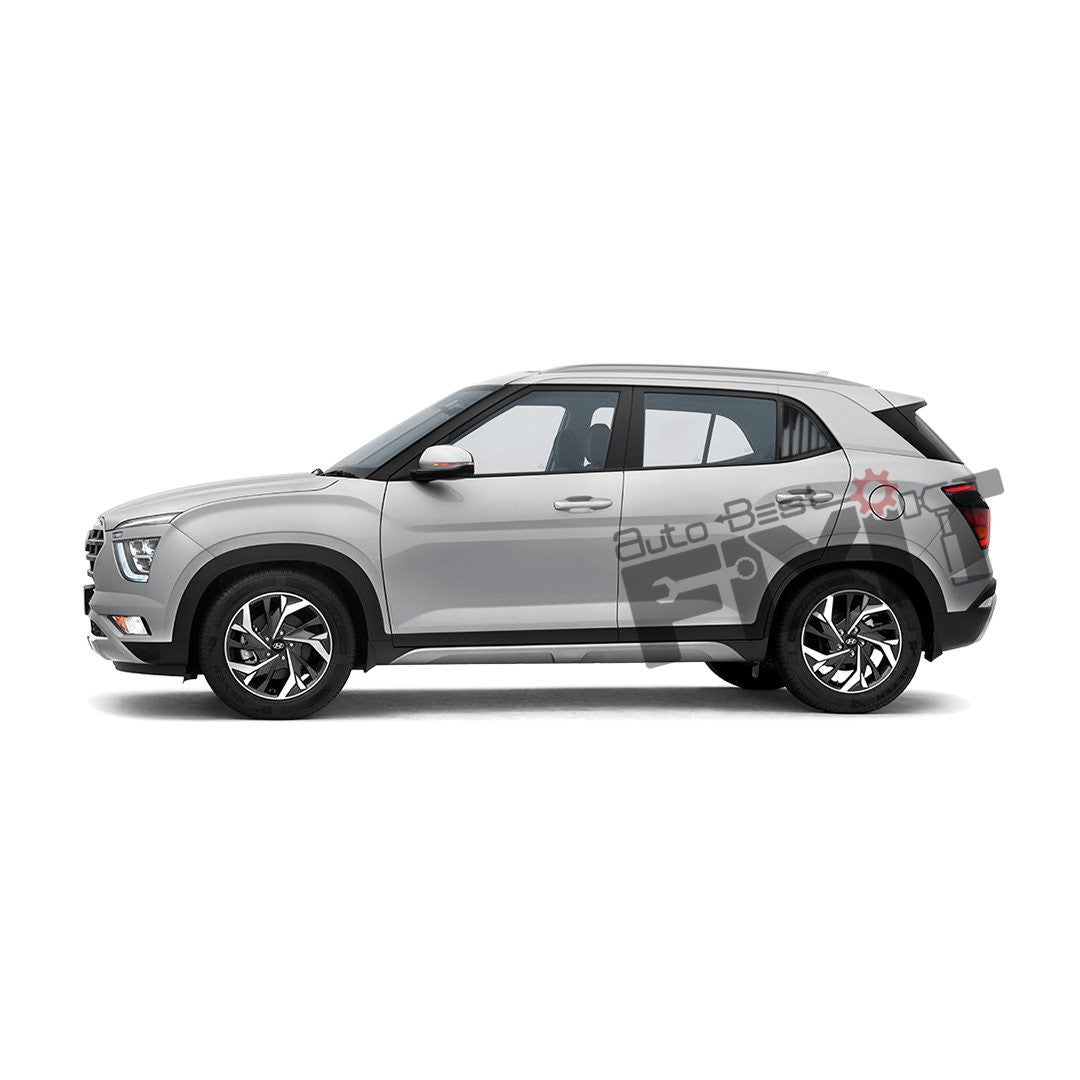 AutoStylenn Hyundai Creta Window Louvers For HYUNDAI CRETA Compatible with HYUNDAI Creta Vehicle_3