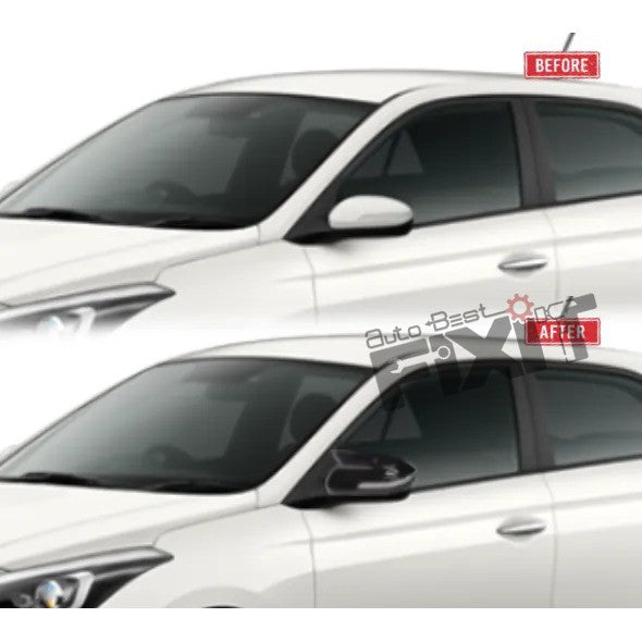 AutoStylenn Hyundai i20 Batman Style Mirror Covers For HYUNDAI I 20 Compatible with HYUNDAI I 20 Vehicle_15