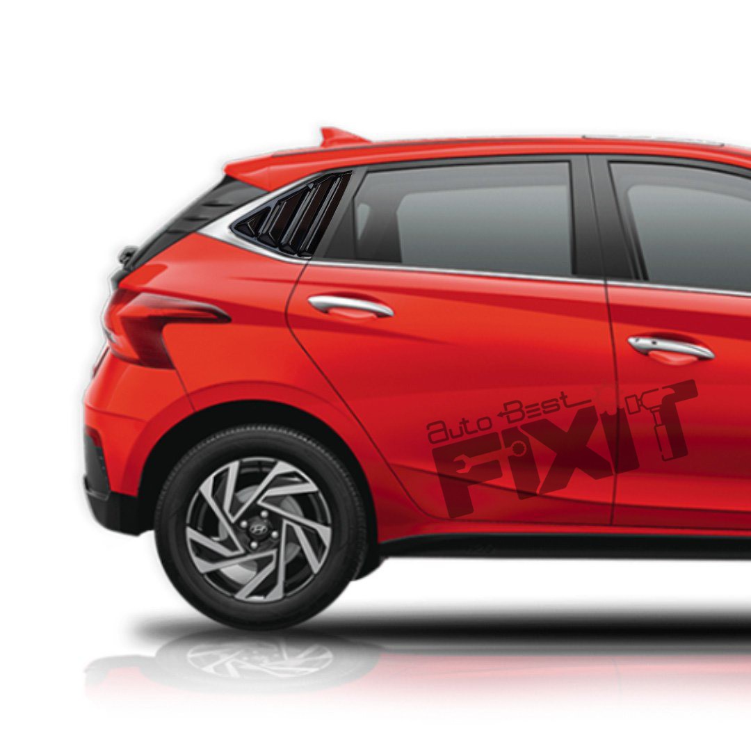 AutoStylenn Hyundai i20 Window Louvers For HYUNDAI I 20 Compatible with HYUNDAI I 20 Vehicle_2