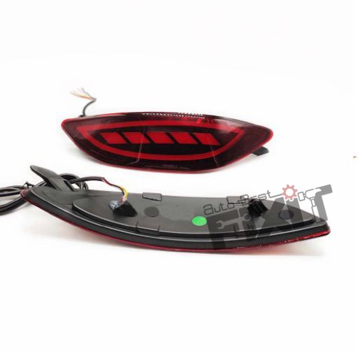 AutoStylenn Hyundai Verna 2012 Bumper Reflector For HYUNDAI VERNA Compatible with HYUNDAI Verna Vehicle_3