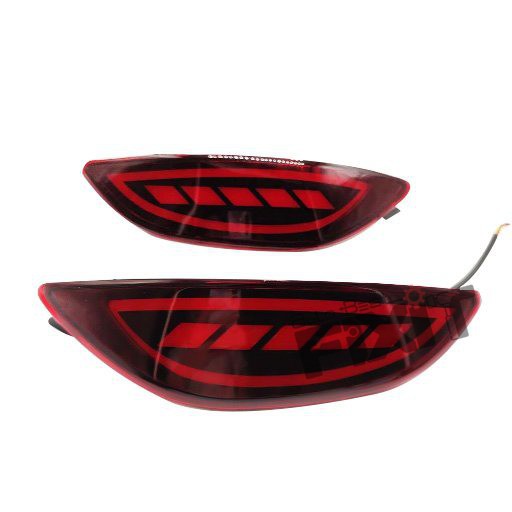 AutoStylenn Hyundai Verna 2012 Bumper Reflector For HYUNDAI VERNA Compatible with HYUNDAI Verna Vehicle_5