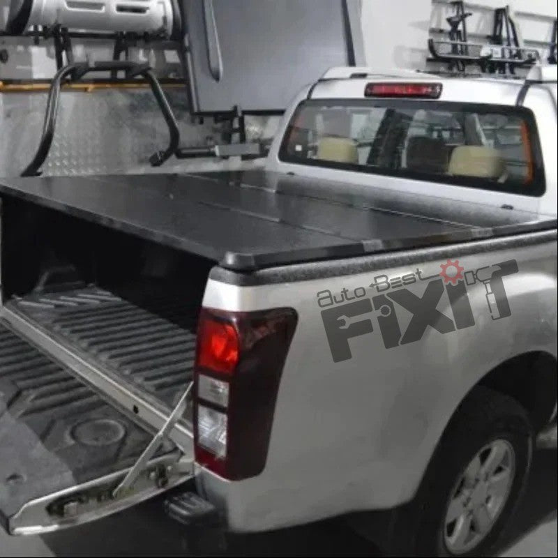 AutoStylenn Isuzu D-MAX Tri-fold Cover For ISUZU D-MAX Compatible with ISUZU D-Max Vehicle