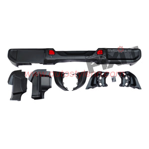 AutoStylenn Jeep Wrangler ABS Rear Bumper For JEEP WRANGLER Compatible with JEEP Wrangler Vehicle