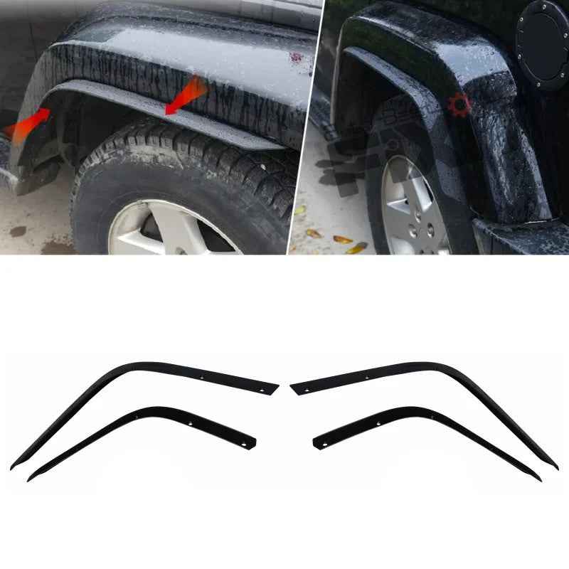 Jeep Wrangler Fender Flare Extensions – Durable ABS Constructi