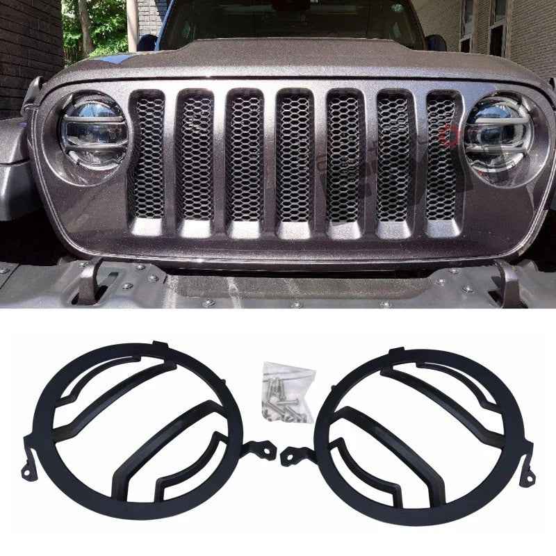 Jeep Wrangler Head Lamp Cover – Durable ABS Constructi