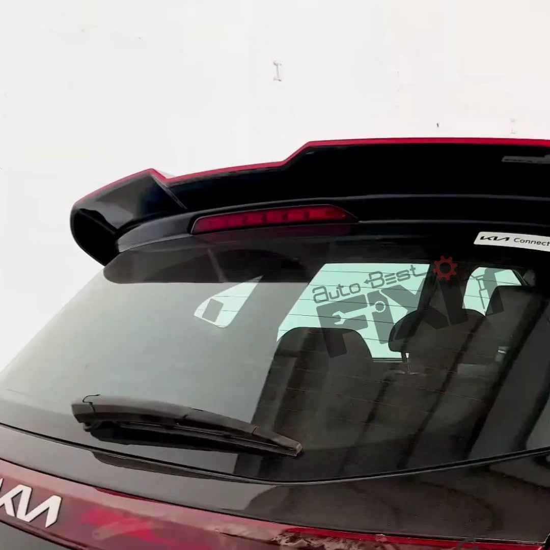 Kia Seltos Red Black Spoiler – Easy Installation F