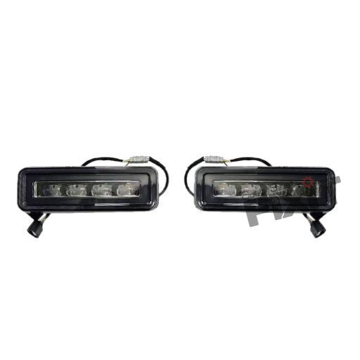 AutoStylenn Land Rover Defender Bumper Reflector Matrix Smoke (4 LED) For LAND ROVER DEFENDER Compatible with LAND ROVER Defender Vehicle_4