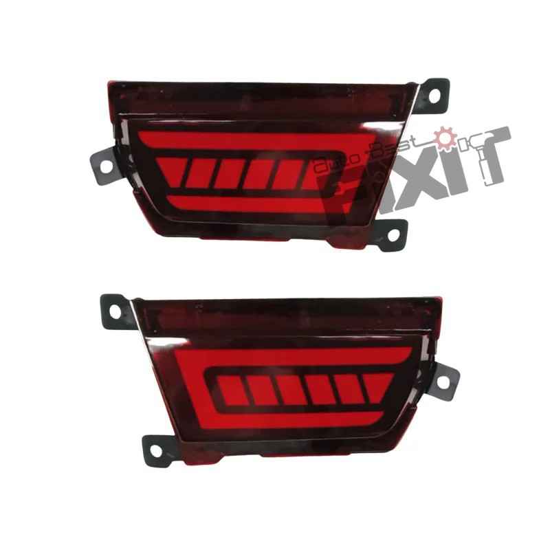 Mahindra Scorpio N 2D Red Bumper Reflector Matrix – Aftermarket Car Accesso