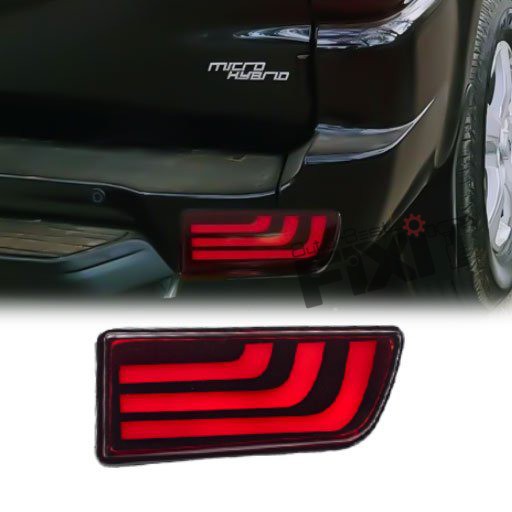 AutoStylenn Mahindra Scorpio 2018 Bumper Reflector Matrix For MAHINDRA SCORPIO Compatible with MAHINDRA Scorpio Vehicle_1