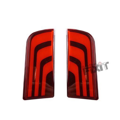 AutoStylenn Mahindra Scorpio 2018 Bumper Reflector Matrix For MAHINDRA SCORPIO Compatible with MAHINDRA Scorpio Vehicle_5