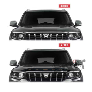 Mahindra Scorpio N LED Bug Visor | LED Bug Deflector | LED Bonnet Visor – Aftermarket Car Accesso