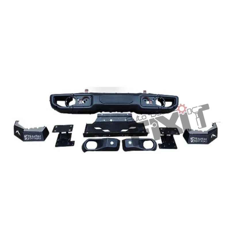 Mahindra Thar Front Metal Bumper Wrangler Style With Winch And Underbody Shield – Aftermarket Car Accesso