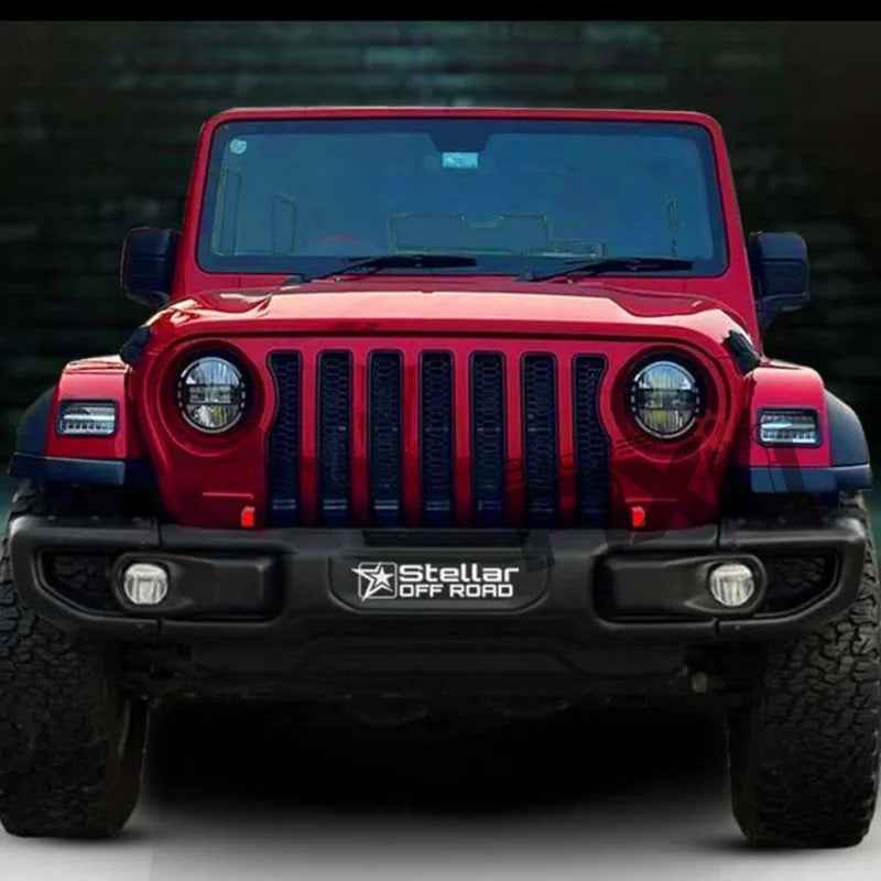 Mahindra Thar Front Metal Bumper Wrangler Style With Winch And Underbody Shield – Durable ABS Constructi