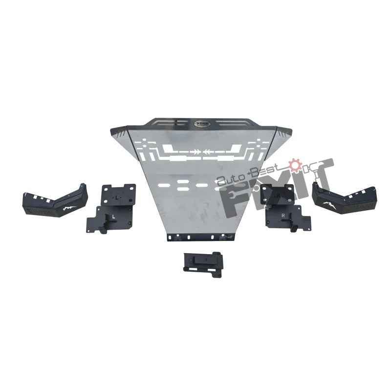 Mahindra Thar Roxx Wrangler Style Front Bumper (ABS) With Underbody Shield – Easy Installation F