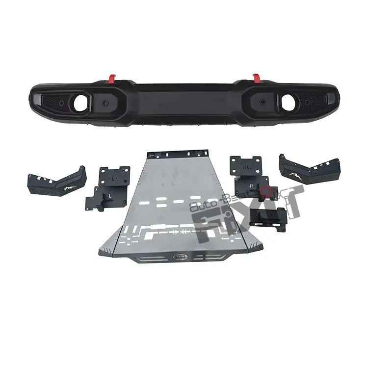Mahindra Thar Roxx Wrangler Style Front Bumper (ABS) With Underbody Shield – Aftermarket Car Accesso