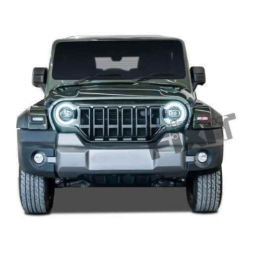 Mahindra Thar Roxx Front Bumper With Underbody Shield (V2) – Durable ABS Constructi