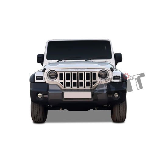 AutoStylenn Mahindra Thar Roxx Front Metal Bumper V1 With ADAS Sensors For MAHINDRA THAR ROXX Compatible with MAHINDRA Thar Roxx Vehicle_4