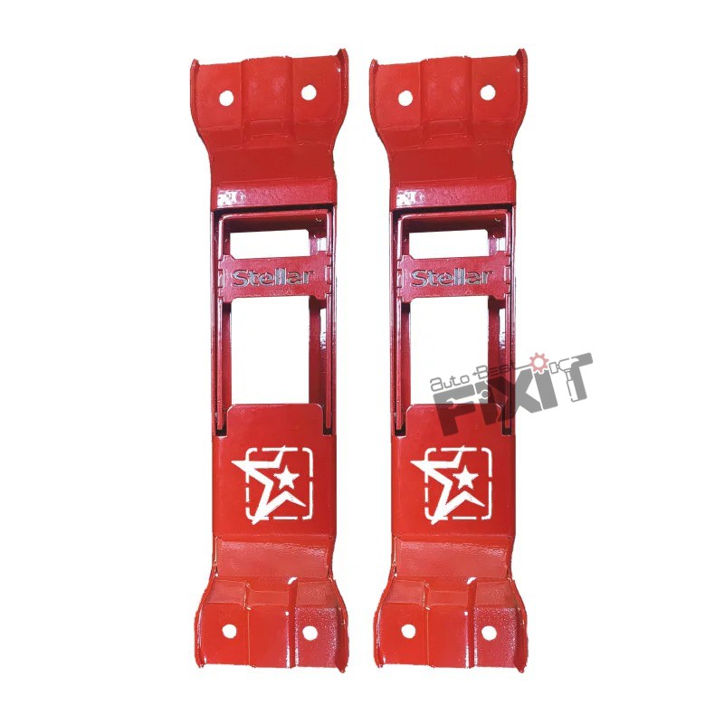 AutoStylenn Mahindra Thar Door Hinge Step Red & Black (V3) For MAHINDRA THAR Compatible with MAHINDRA Thar Vehicle_1