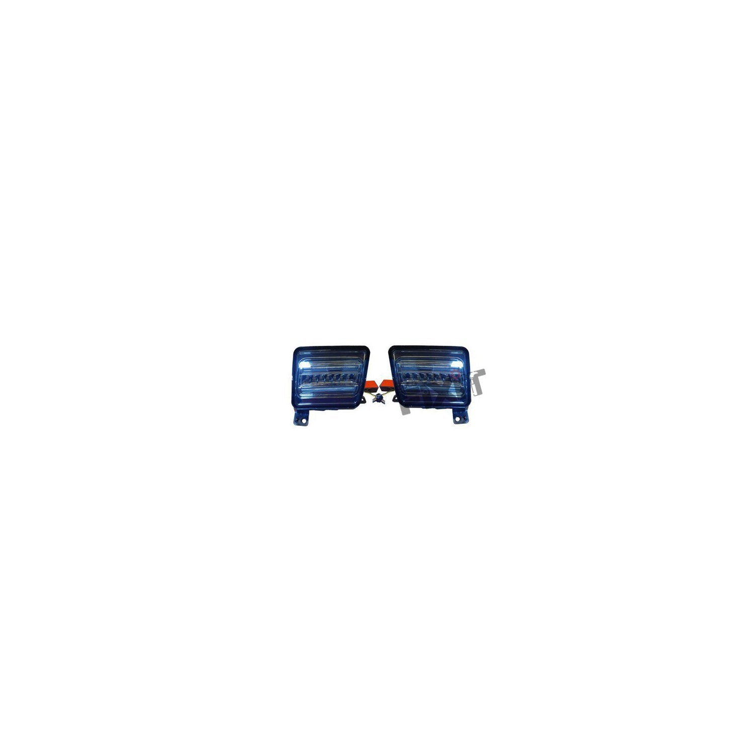 AutoStylenn Mahindra Thar Fender DRL Smoke – Sleek LED Daytime Running Lights with Turn Indicator For MAHINDRA THAR Compatible with MAHINDRA Thar Vehicle