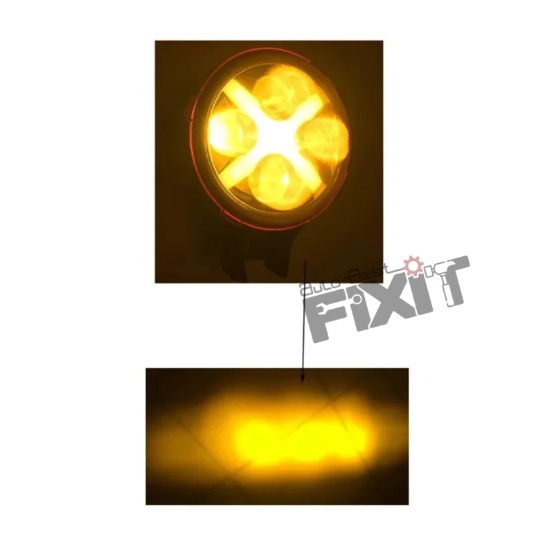 Mahindra Thar X Style LED Fog Lamp (Universal) High Performance Off-Road Lighting – Perfect OEM Fitme