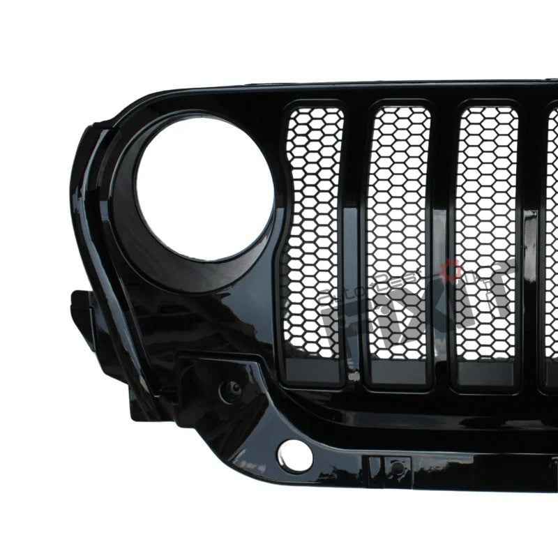 Mahindra Thar 7-Slot Black Wrangler Style ABS Front Grill With Red Slot – Premium Quality Desi
