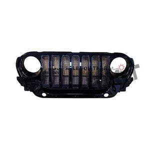Mahindra Thar 7-Slot Wrangler Style ABS Front Grill Black – Aftermarket Car Accesso