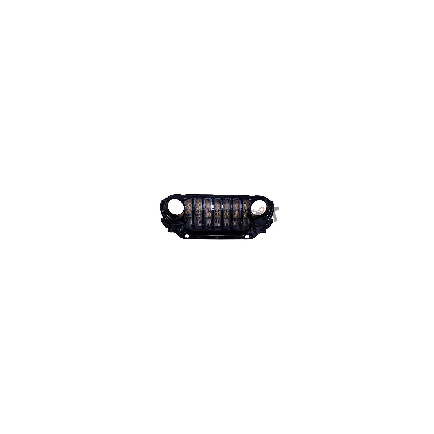 AutoStylenn Mahindra Thar 7-Slot Wrangler Style ABS Front Grill Black For MAHINDRA THAR Compatible with MAHINDRA Thar Vehicle
