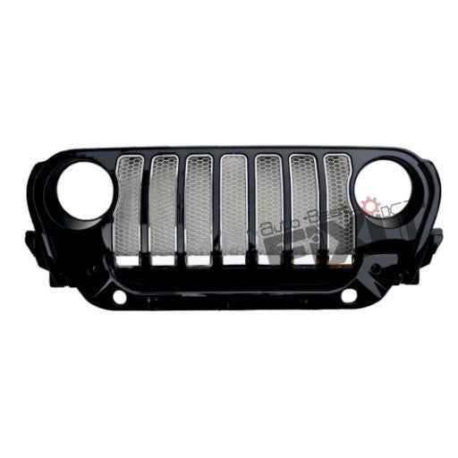 Mahindra Thar 7 Slot Wrangler Style Grill with Chrome Slot – Aftermarket Car Accesso