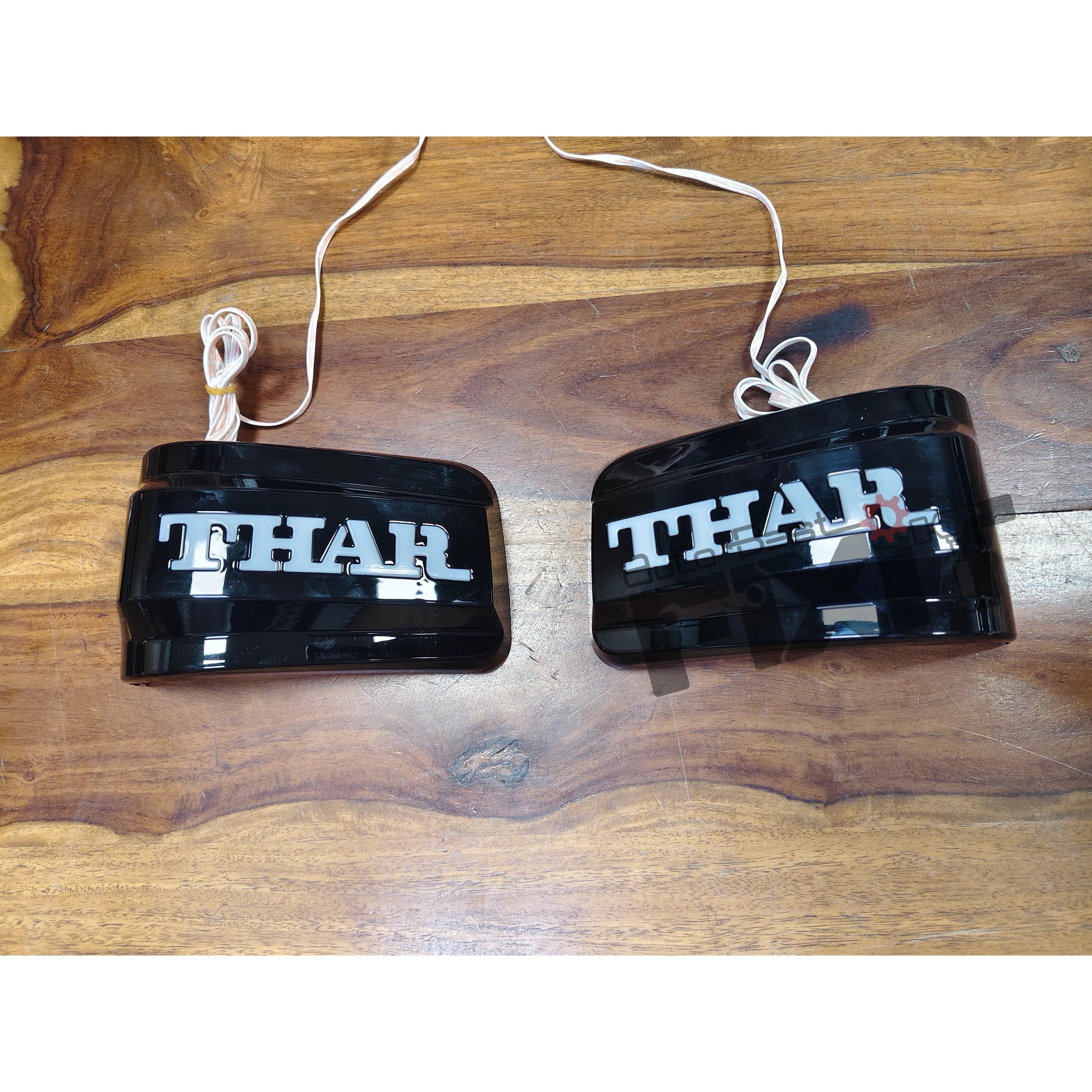 AutoStylenn Mahindra Thar Mirror Cover with LED Black & Carbon For MAHINDRA THAR Compatible with MAHINDRA Thar Vehicle_5