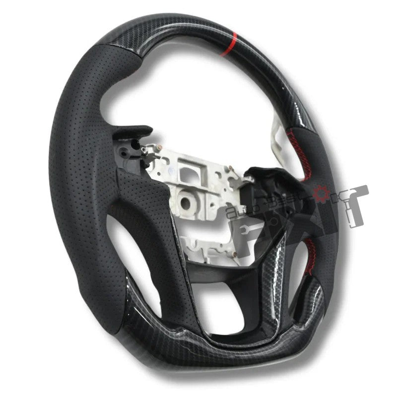 AutoStylenn Mahindra Thar Carbon Steering Wheel | Premium Quality Steering For MAHINDRA THAR Compatible with MAHINDRA Thar Vehicle_1
