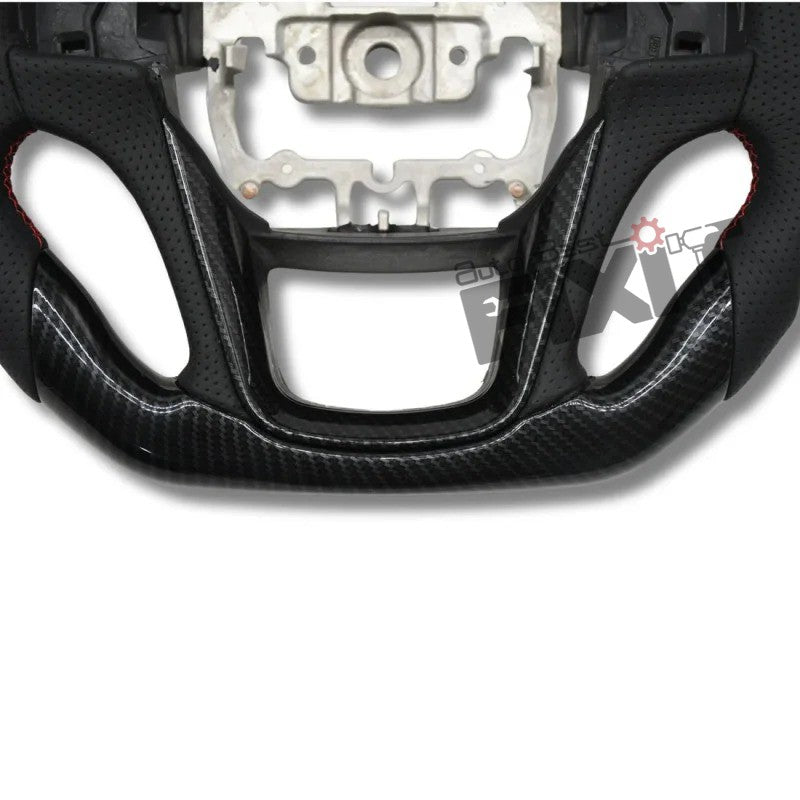 AutoStylenn Mahindra Thar Carbon Steering Wheel | Premium Quality Steering For MAHINDRA THAR Compatible with MAHINDRA Thar Vehicle_2