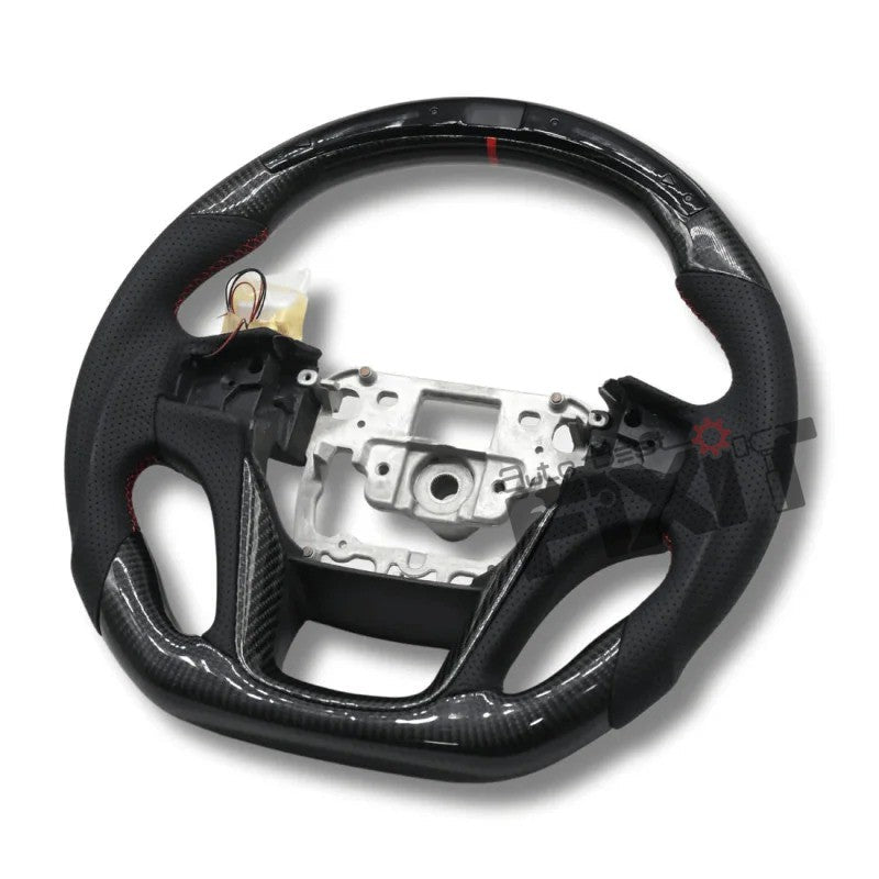 AutoStylenn Mahindra Thar Carbon Steering Wheel with LED Display For MAHINDRA THAR Compatible with MAHINDRA Thar Vehicle_1