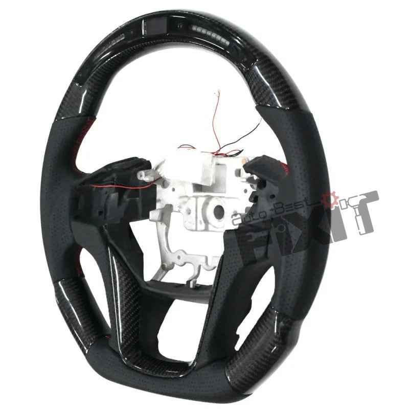 Mahindra Thar Carbon Steering Wheel with LED Display – Durable ABS Constructi