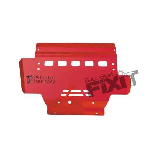 Mahindra Thar Roxx Front Underbody Shield (Red) – Durable ABS Constructi