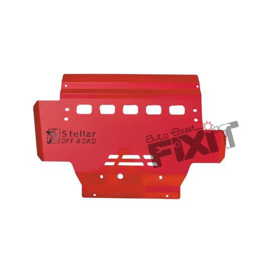AutoStylenn Mahindra Thar Roxx Front Underbody Shield (Red) For MAHINDRA THAR ROXX Compatible with MAHINDRA Thar Roxx Vehicle_3
