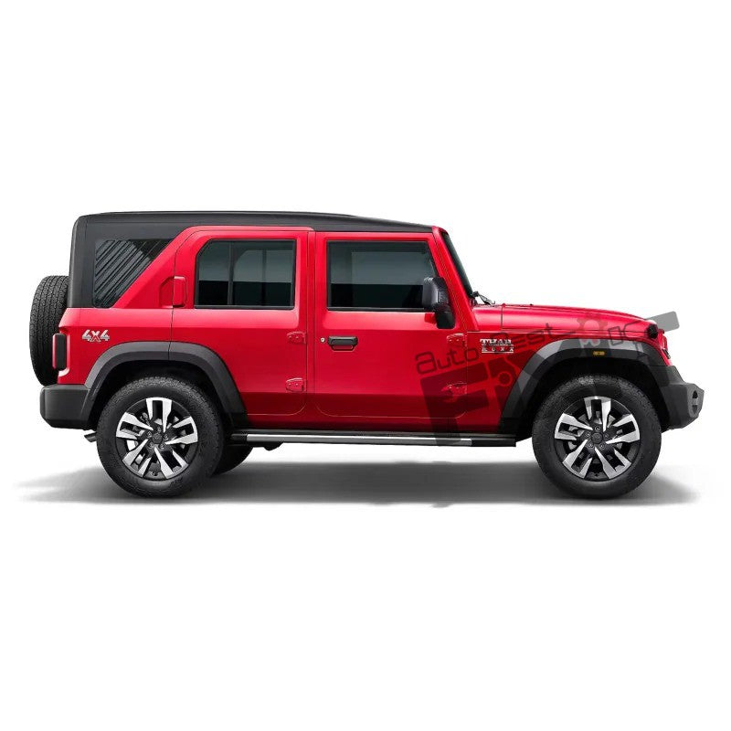 AutoStylenn Mahindra Thar Roxx Window Louvers & Quarter Glass Cover For MAHINDRA THAR ROXX Compatible with MAHINDRA Thar Roxx Vehicle_3