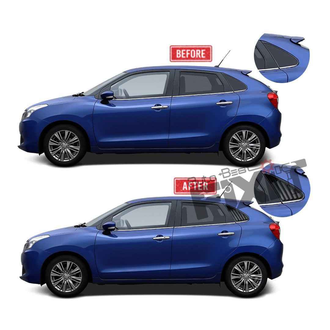 Maruti Suzuki Baleno 2015-2021 Window Louvers – Premium Quality Desi