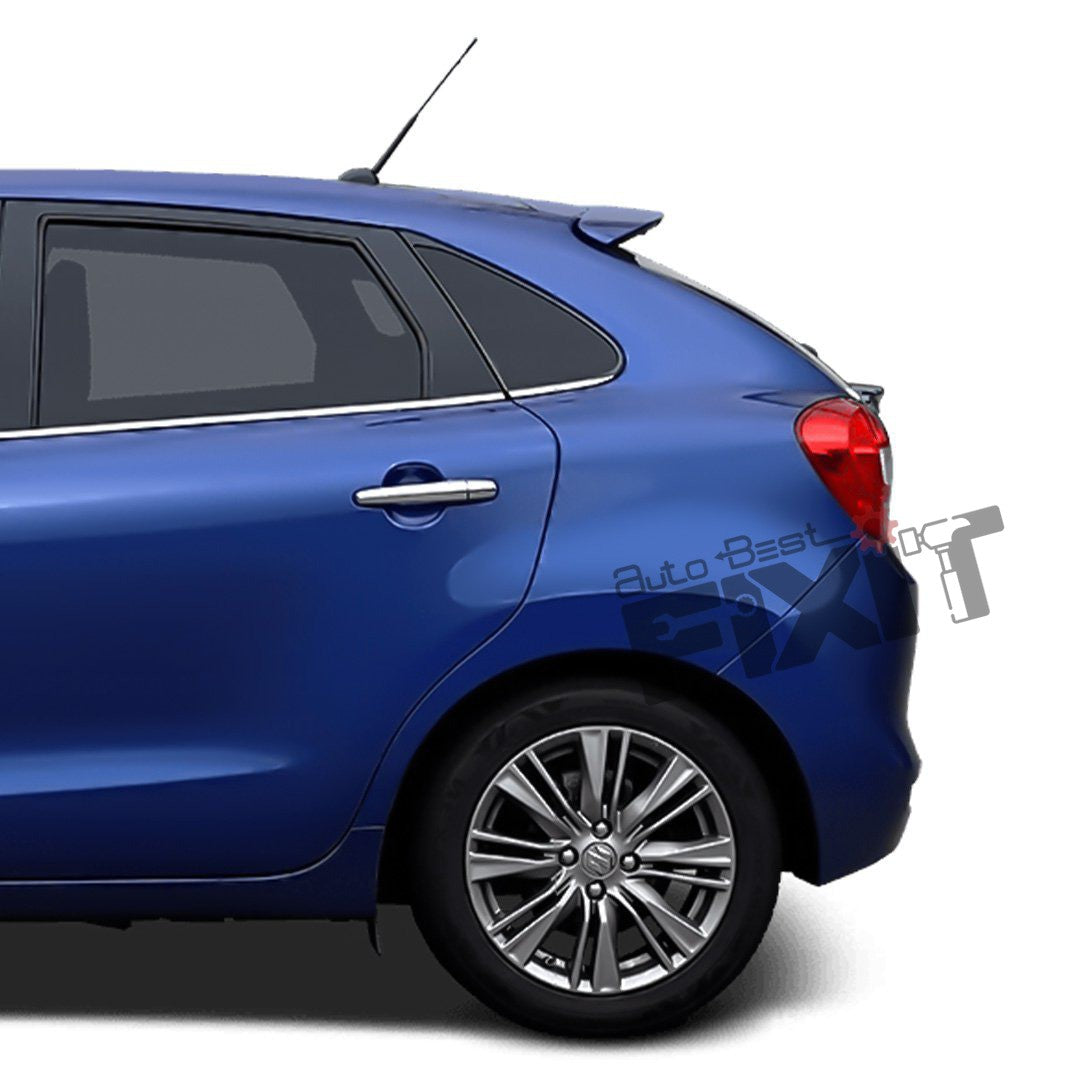 AutoStylenn Maruti Suzuki Baleno 2015-2021 Window Louvers For MARUTI BALENO Compatible with MARUTI Baleno Vehicle_3