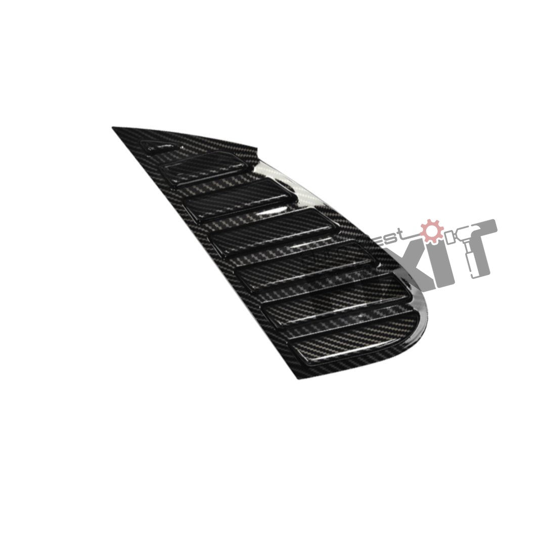 Maruti Suzuki Baleno 2022 - 2024 Carbon Window Louvers & Quarter Glass Cover – Premium Quality Desi