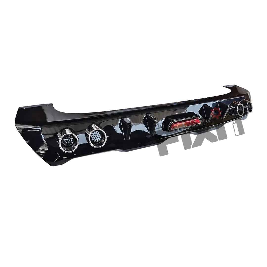 Maruti Suzuki Brezza Rear Diffuser With F1 Light – Easy Installation F