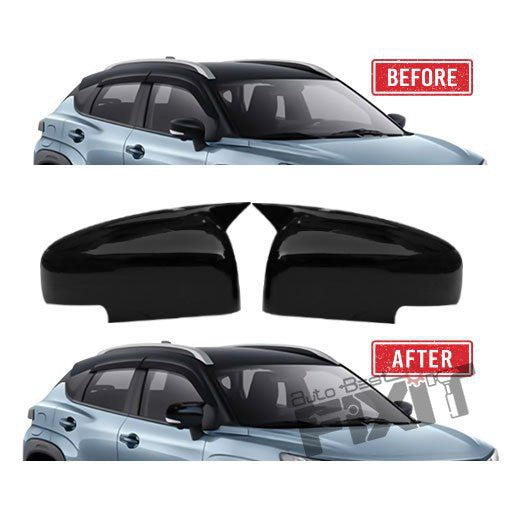 AutoStylenn Maruti Suzuki Fronx Batman Style Mirror Covers For MARUTI FRONX Compatible with MARUTI Fronx Vehicle_2