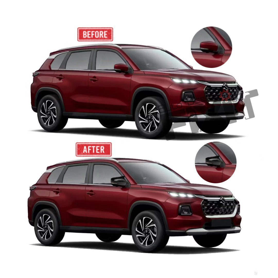AutoStylenn Maruti Grand Vitara Batman Style Mirror Covers For MARUTI GRAND VITARA Compatible with MARUTI Grand Vitara Vehicle_2