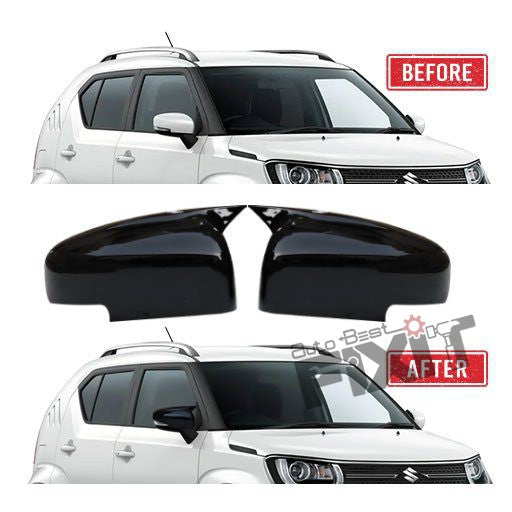 AutoStylenn Maruti Ignis Batman Style Mirror Covers For MARUTI IGNIS Compatible with MARUTI Ignis Vehicle_4