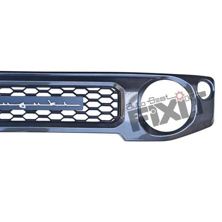 Maruti Suzuki Jimny ABS Grill With Suzuki Cursive Logo (Matt Black, Gloss Black, Grey) – Perfect OEM Fitme
