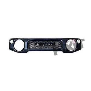 Maruti Suzuki Jimny ABS Grill With Suzuki Cursive Logo (Matt Black, Gloss Black, Grey) – Aftermarket Car Accesso