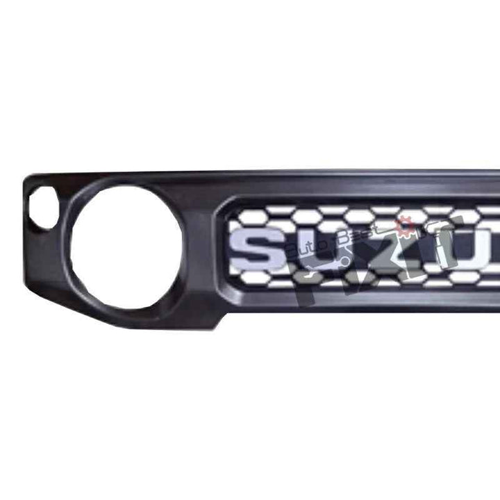 Maruti Suzuki Jimny ABS Grill With SUZUKI Big Logo (Matt Black, Gloss Black, Grey) – Premium Quality Desi