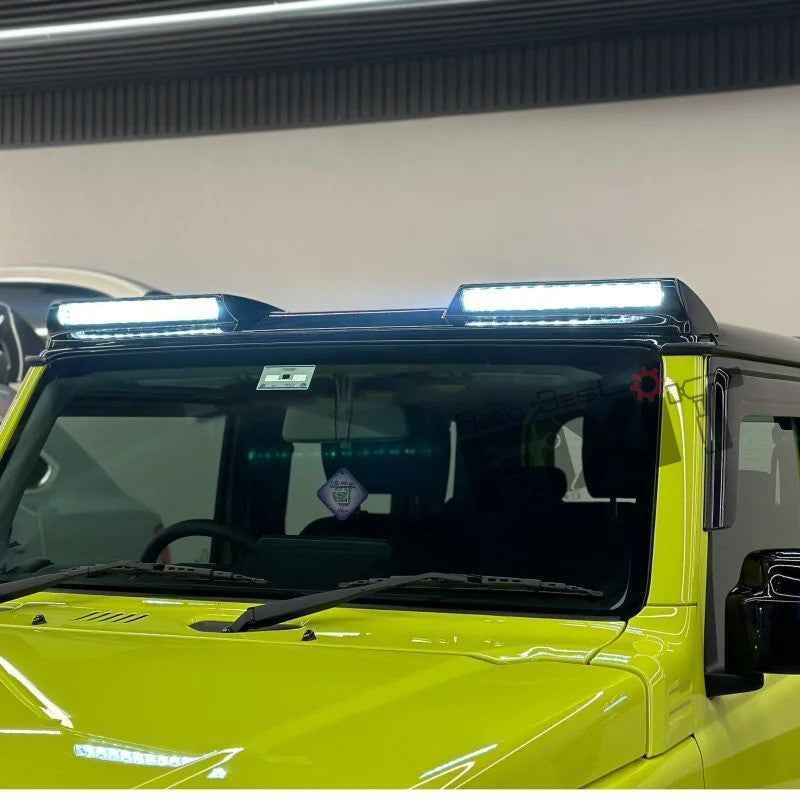 Maruti Suzuki Jimny Front Roof Spoiler With LED – Perfect OEM Fitme