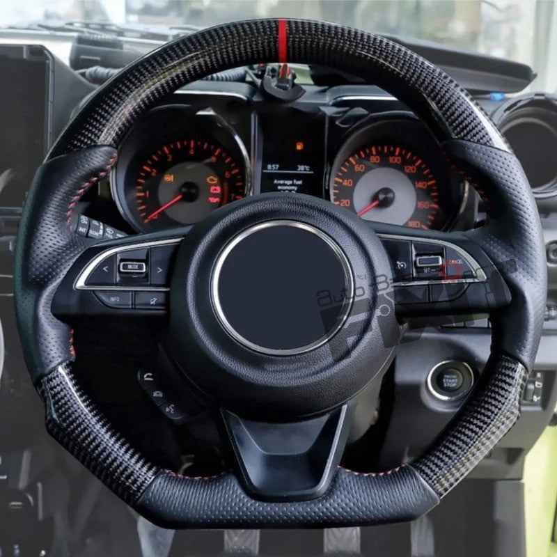 Maruti Suzuki Jimny Carbon Fiber Steering Wheel – Premium Quality Desi